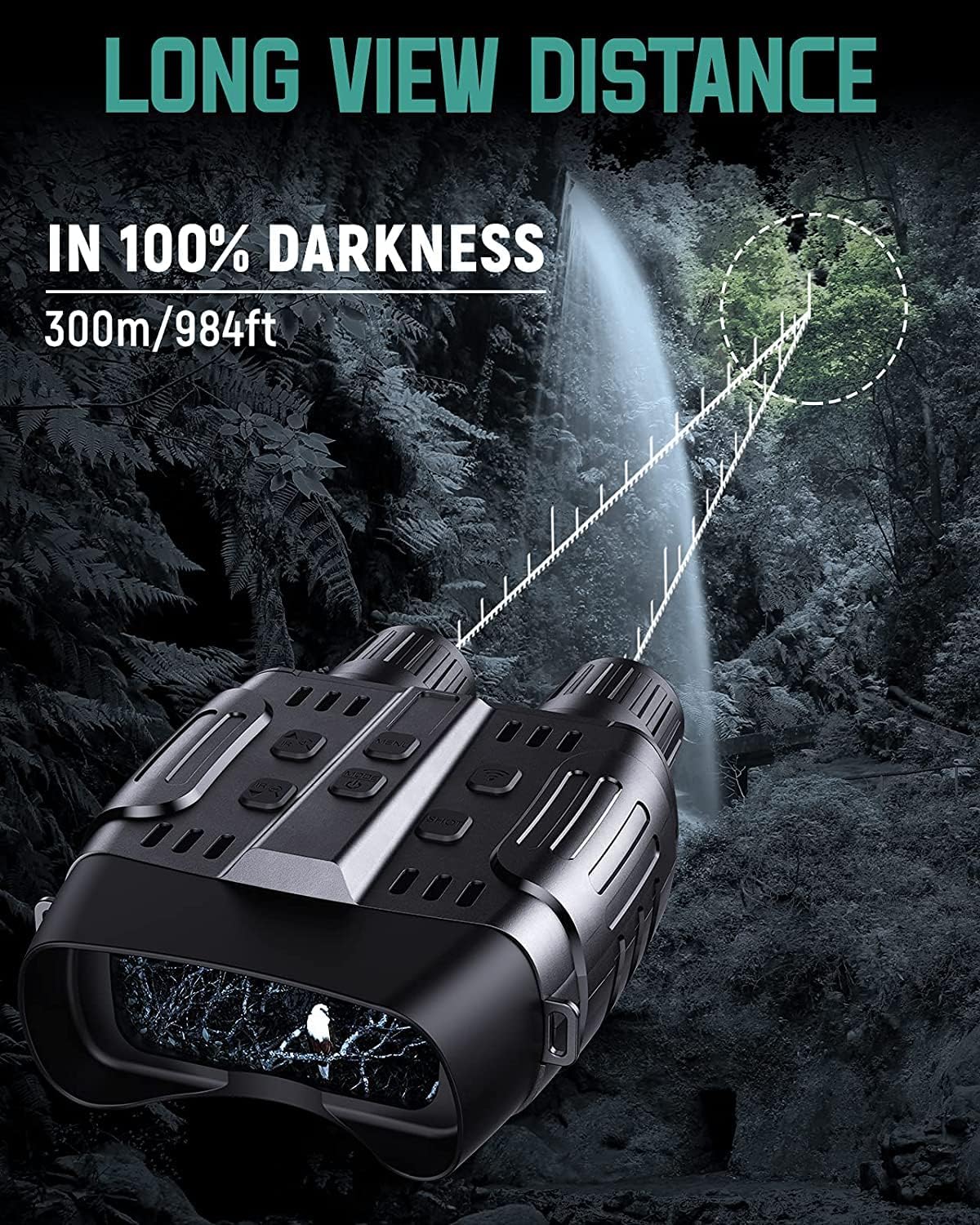 Night Vision Digital Infrared Binoculars with 32GB Memory Card R522