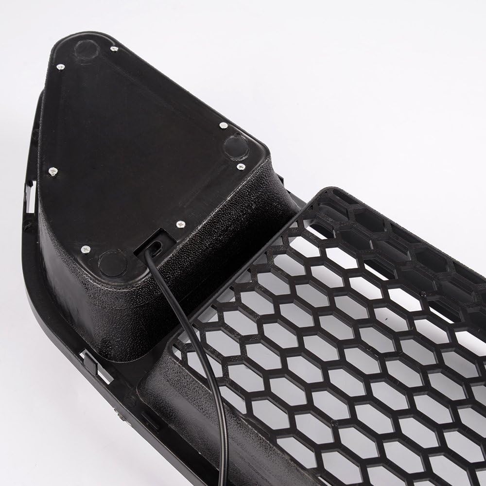 Front Bumper Hood Grill Grille With White DRL LED Light B8300