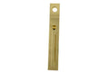 Satin Brass/Black Single Cylinder Handleset with Lever B5372