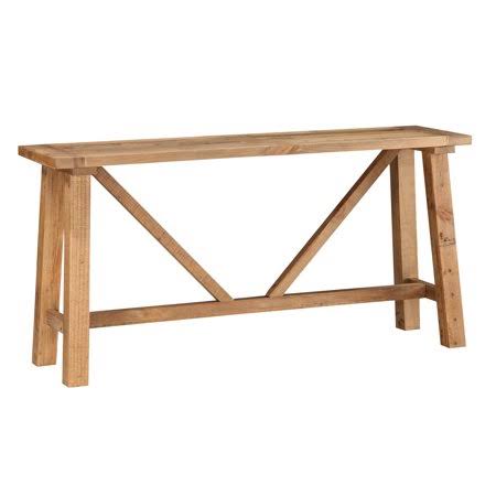 Rustic Tawny Reclaimed Wood Console Table S130484