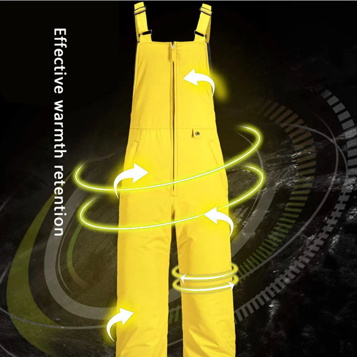 Waterproof Insulated Ski Bibs Snowpants M844727