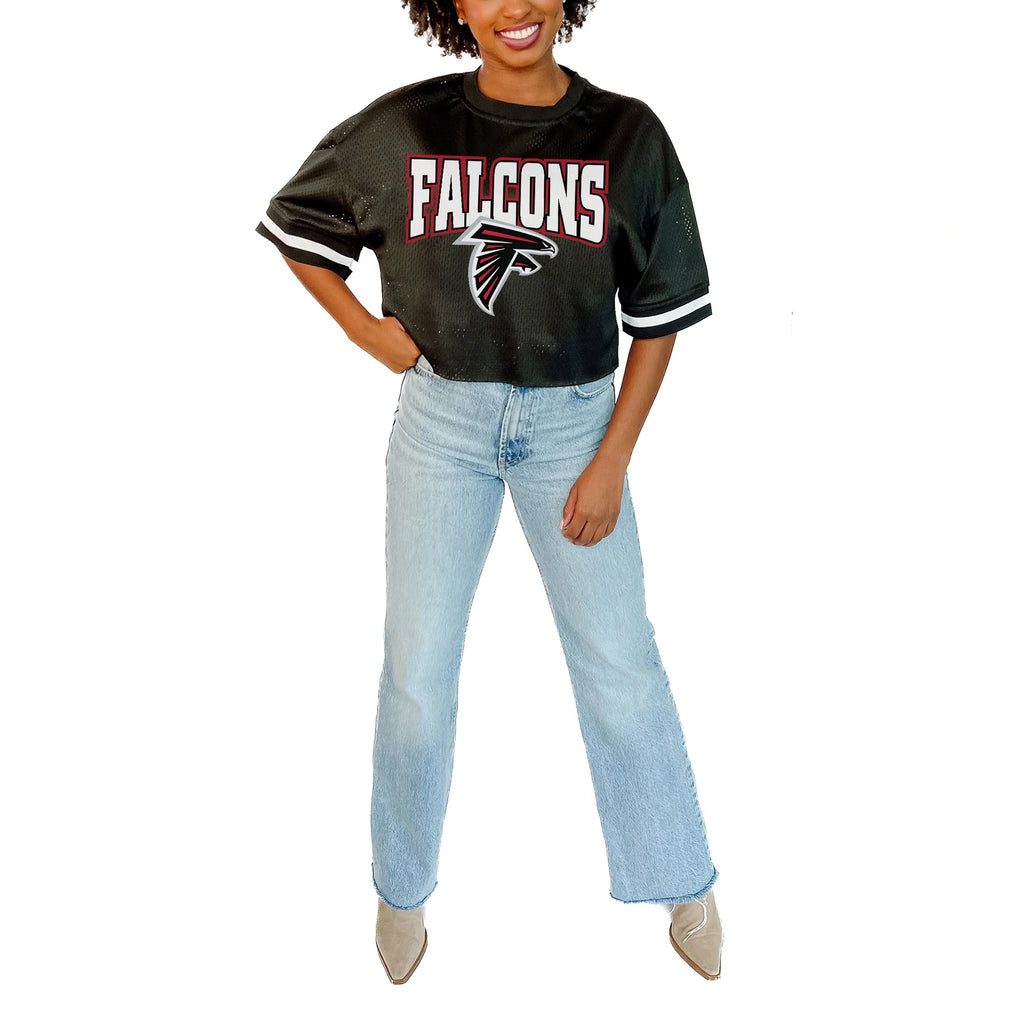 Black Atlanta Falcons Game Face Fashion Jersey C963977