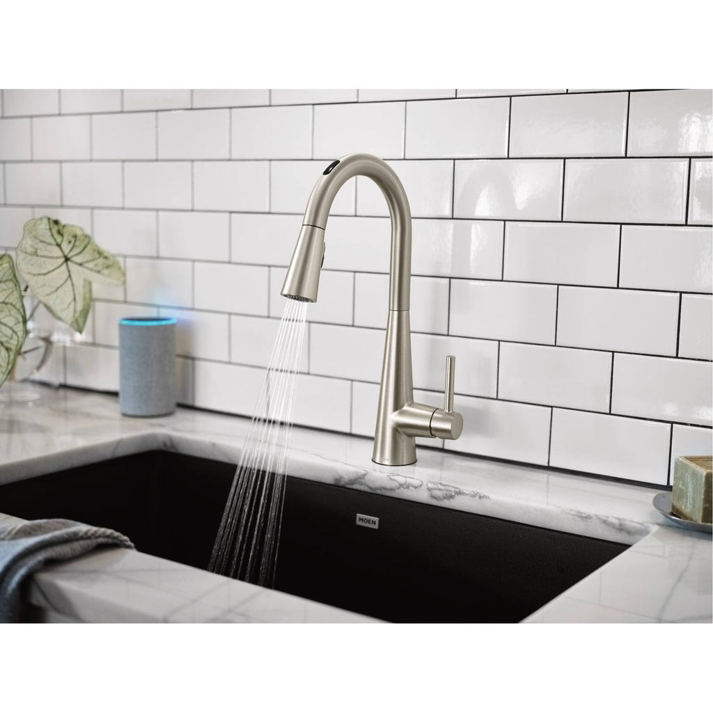 Matte Black One-Handle Pulldown Kitchen Faucet T76634