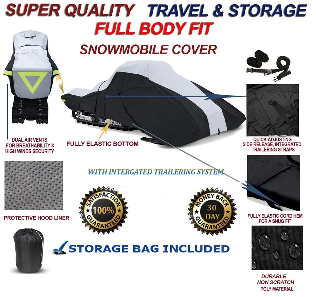 600 Denier Full Fit Snowmobile Travel and Storage Cover W155333