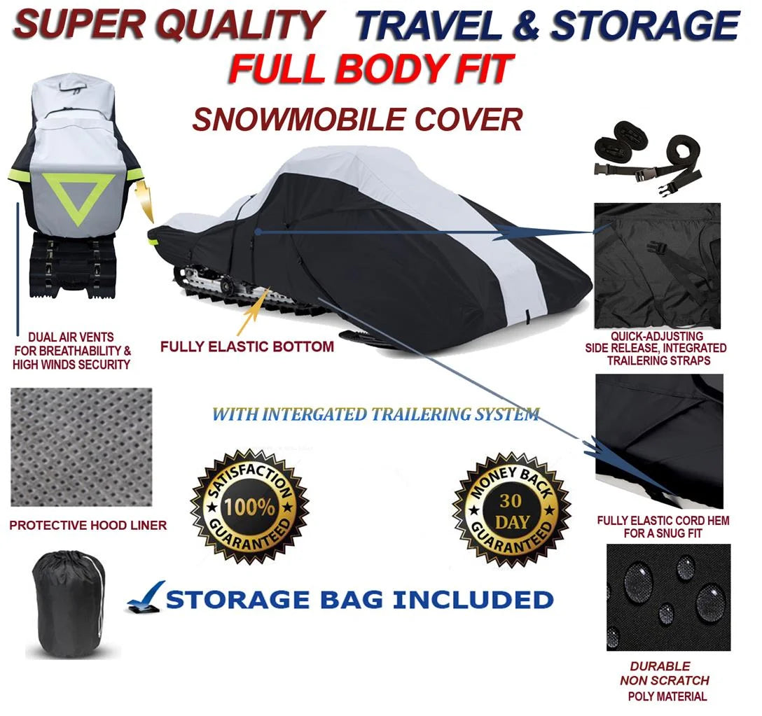 600 Denier Full Fit Snowmobile Travel and Storage Cover W155333