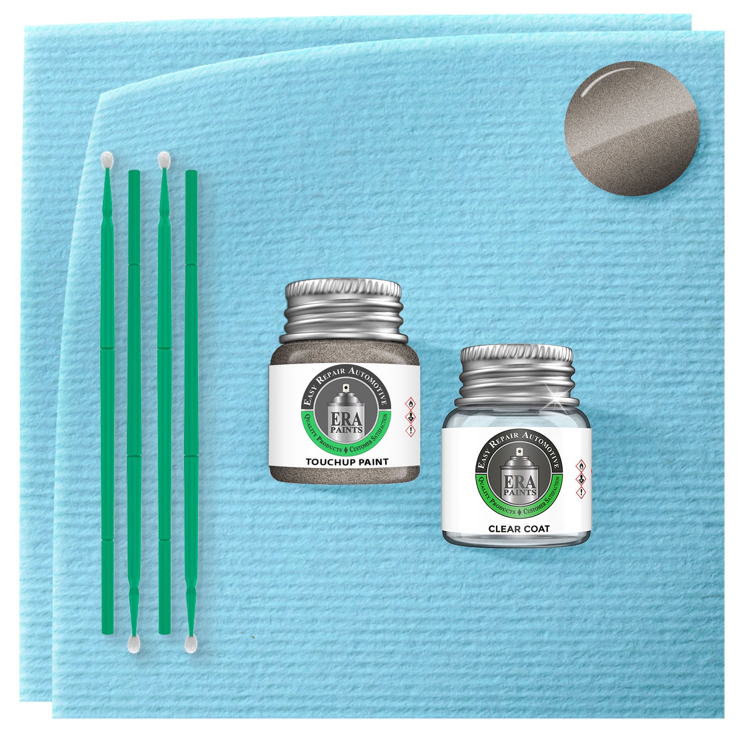 Topaz Metallic Automotive Touch Up Paint Jar D197719
