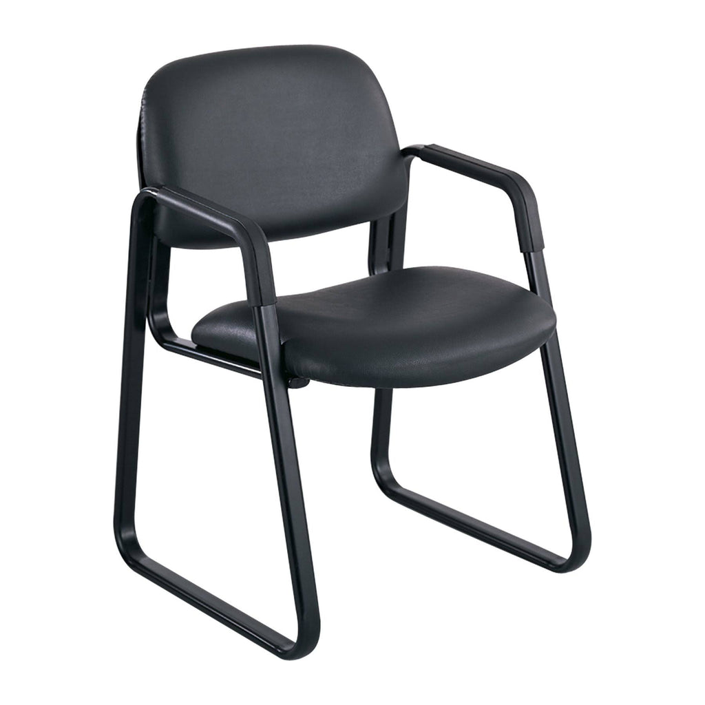 Black Vinyl Guest Chair I491024