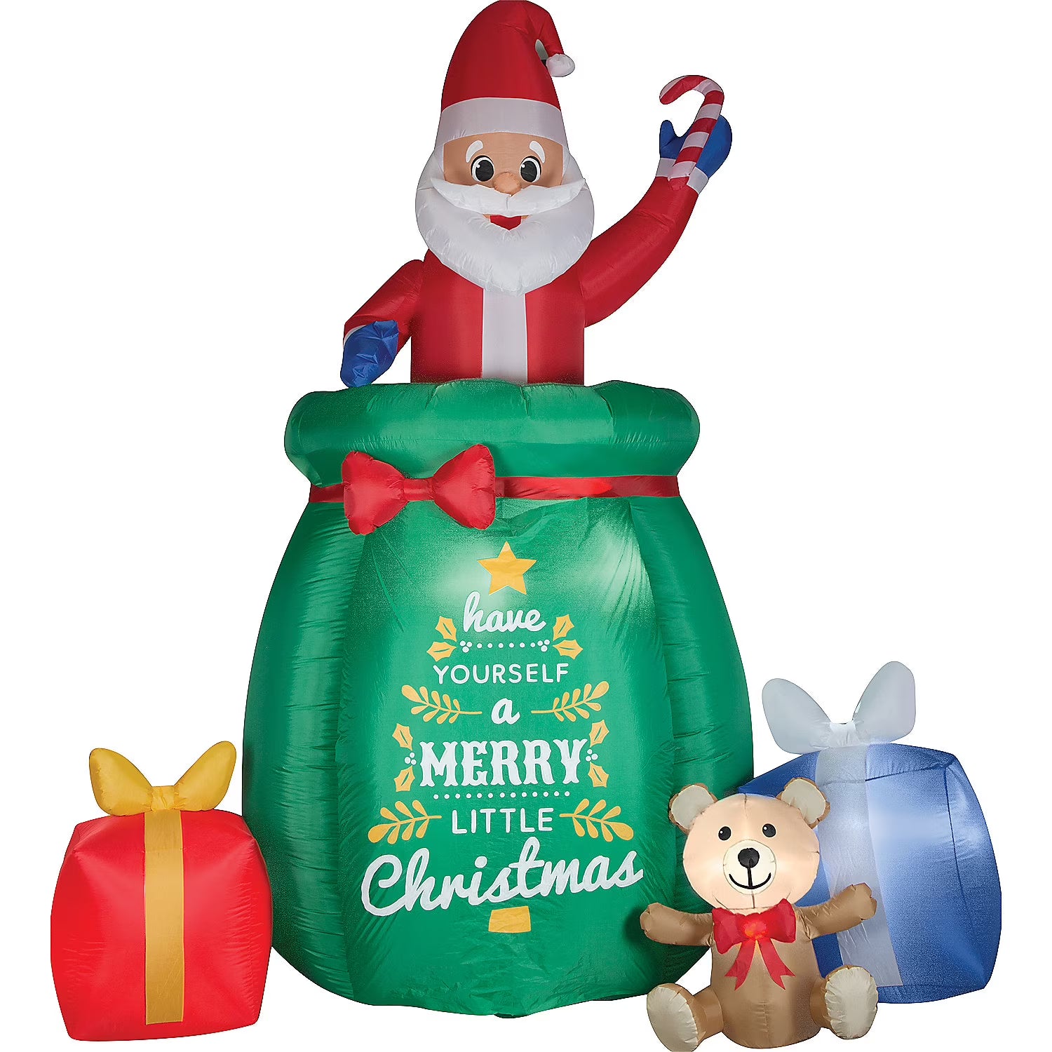 10 ft Inflatable Animated Santa Yard Decoration G6311