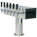 Stainless Steel Six Faucet T-Style Draft Tower C33485