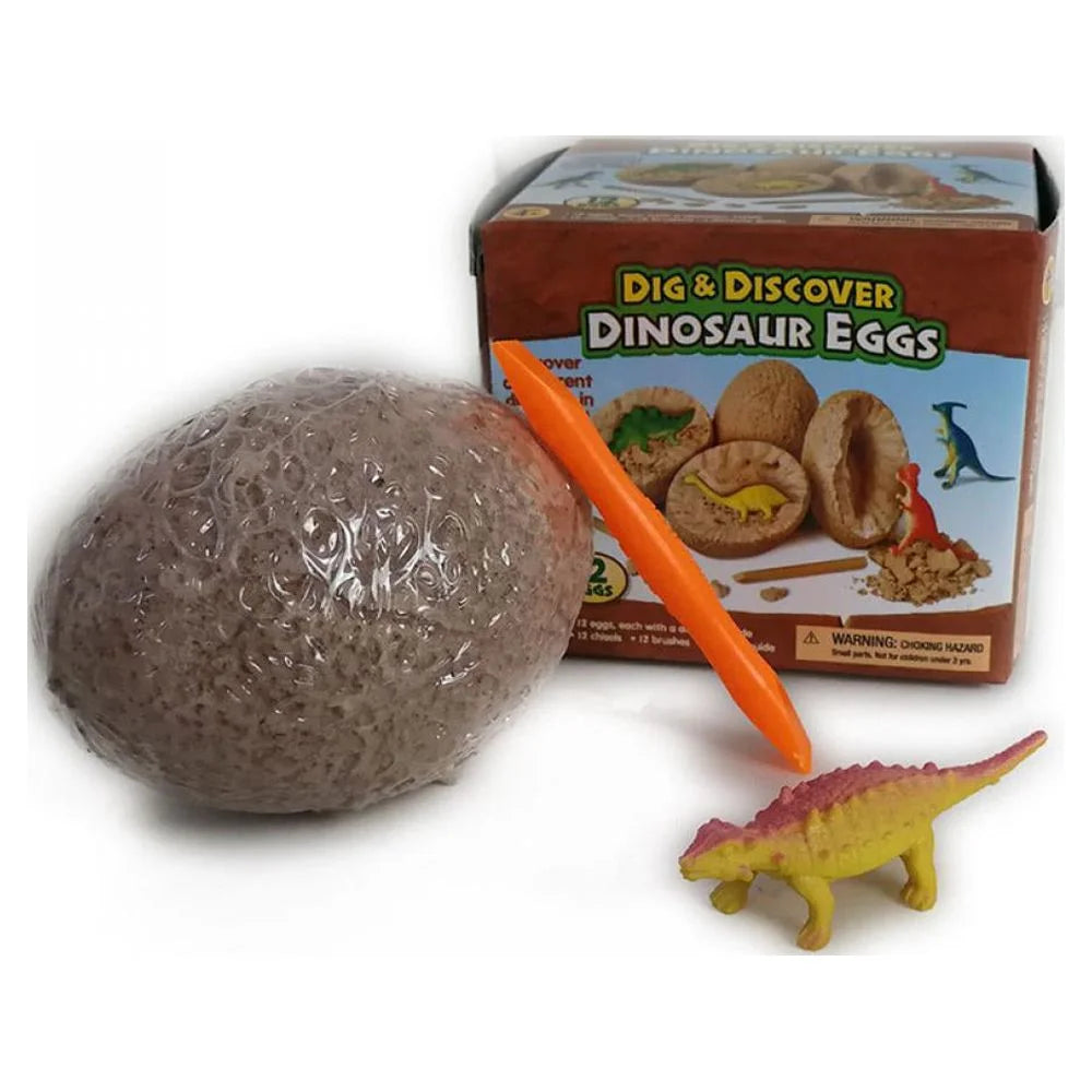 Dinosaur Eggs Excavation Kit with Dino Models Toy W3911