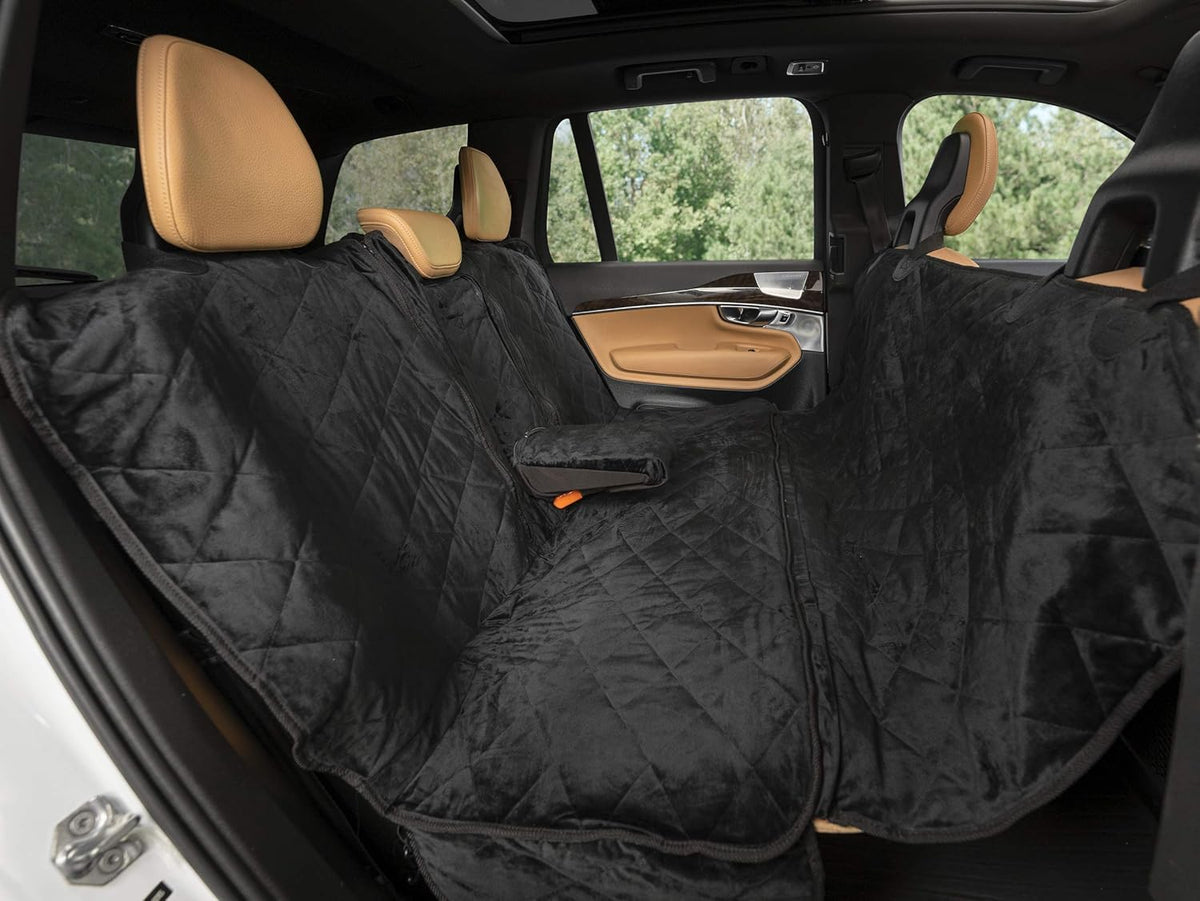 X-Large Charcoal Velvet Convertible Rear Seat Cover P27368