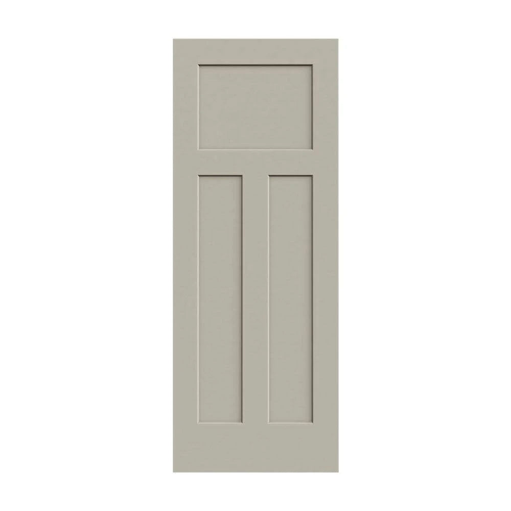32 in. x 80 in. Desert Sand Painted Molded Composite MDF Interior Door Slab S453350